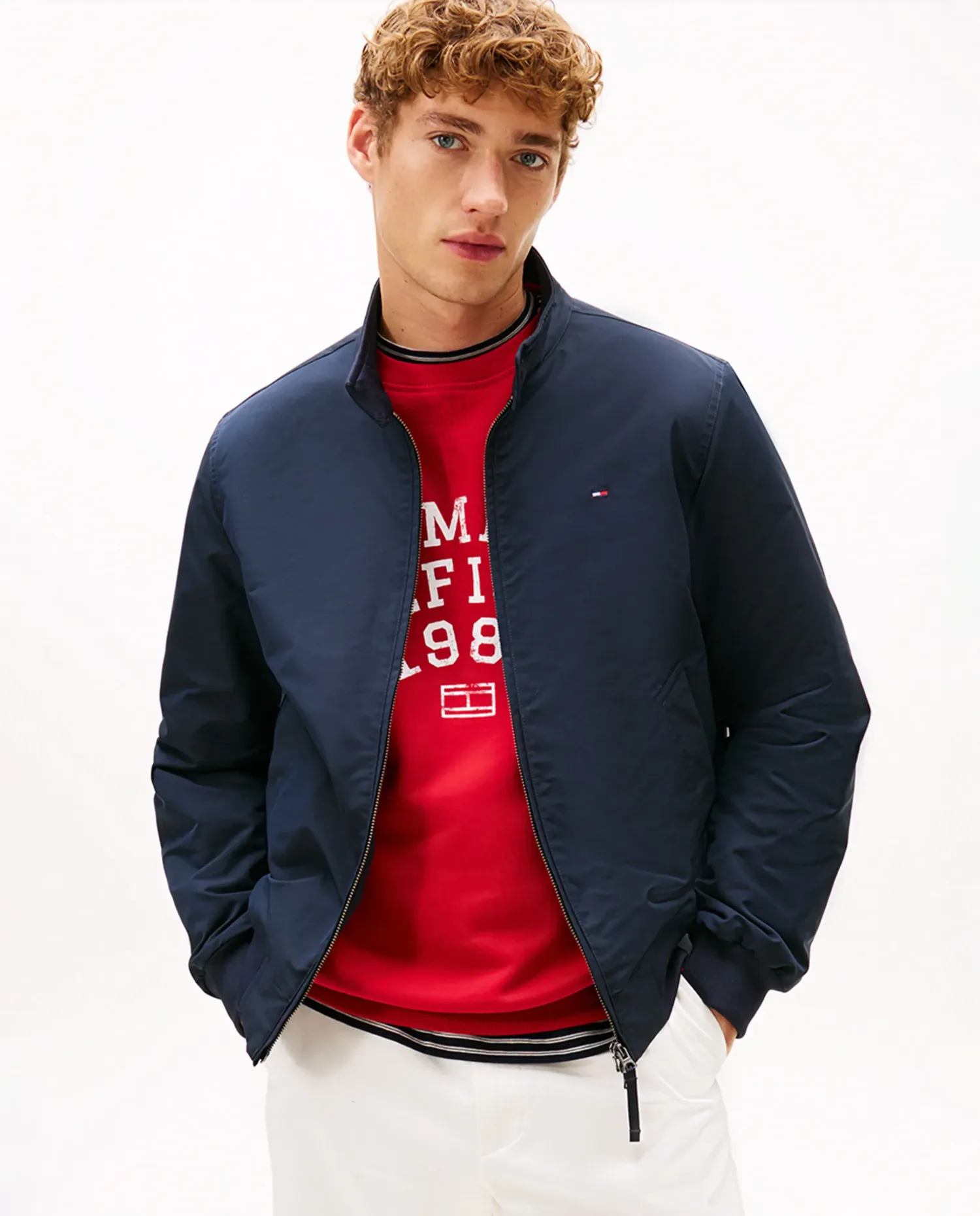 Водонепроницаемая и легкая куртка для всадника Tommy Hilfiger, темно-синий