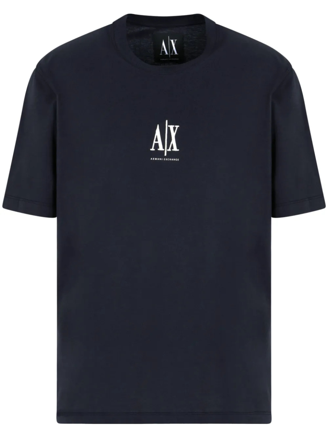 

Armani Exchange футболка с вышитым логотипом, синий