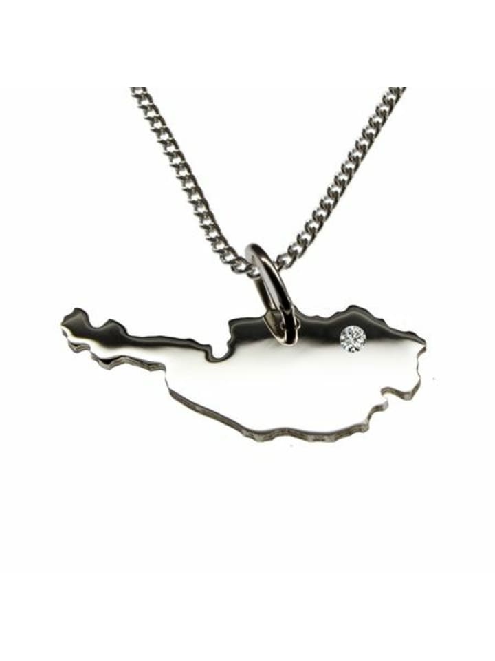 

Schmuckador Цепочка 50 см + Австрия с бриллиантом из серебра 925 пробы