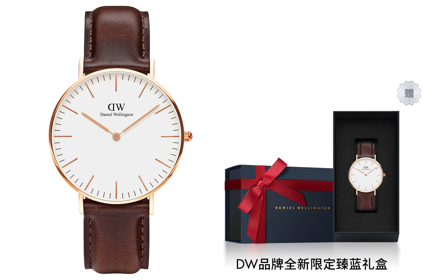 

DW/DanielWellington Часы Daniel Wellington Wrist Watch Quartz Movement Leather Strap White Dial Women's Watch