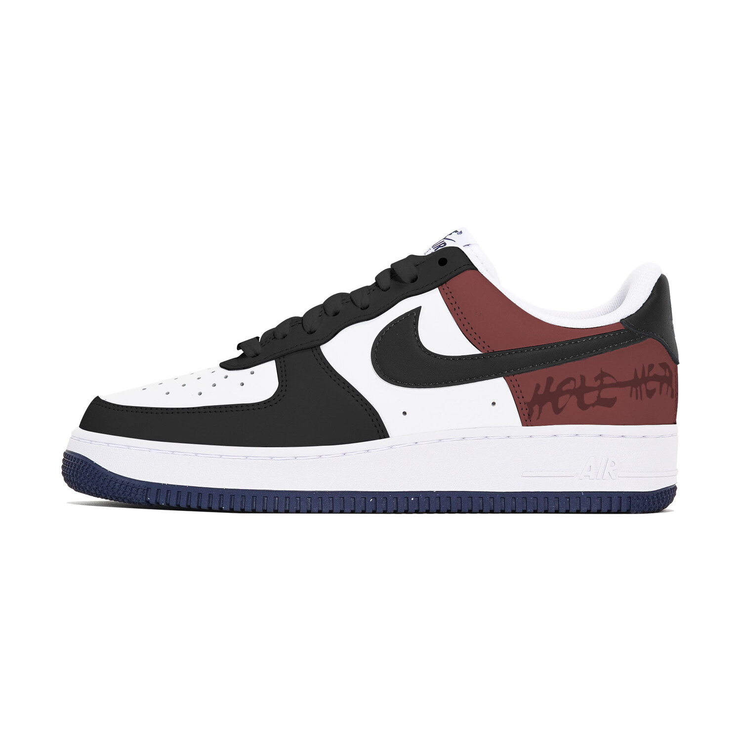 

Кроссовки Air Force 1 для скейтбординга мужские низкие черный/коричневый Nike