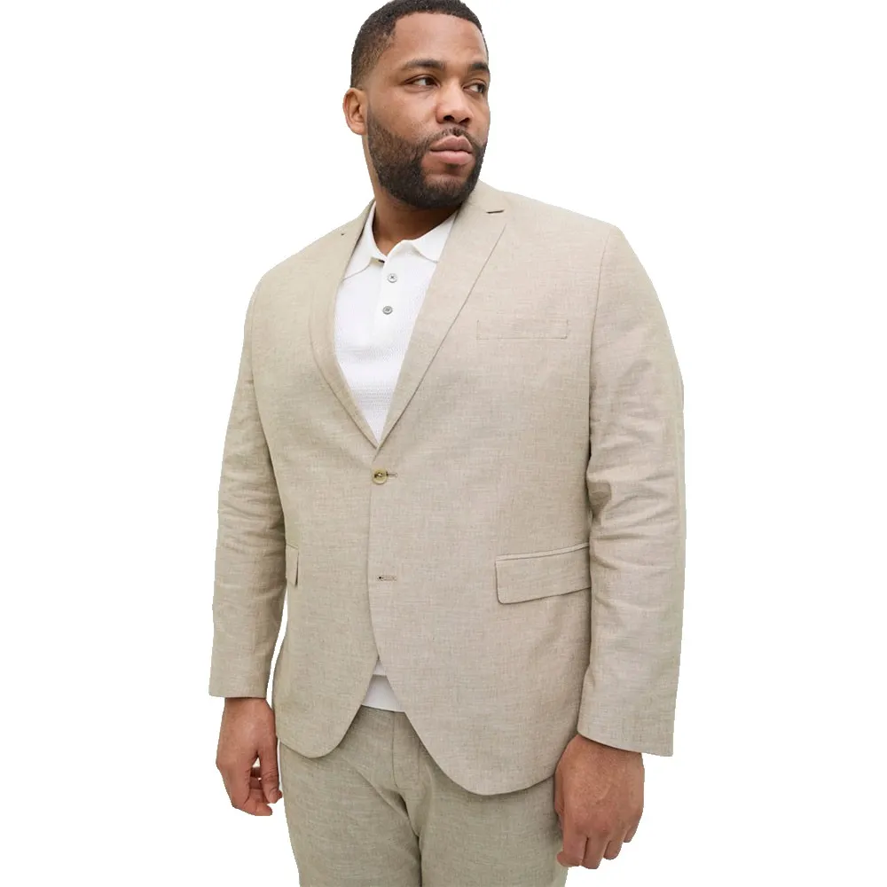 

Блейзер Jack & Jones Riviera Plus Size, бежевый