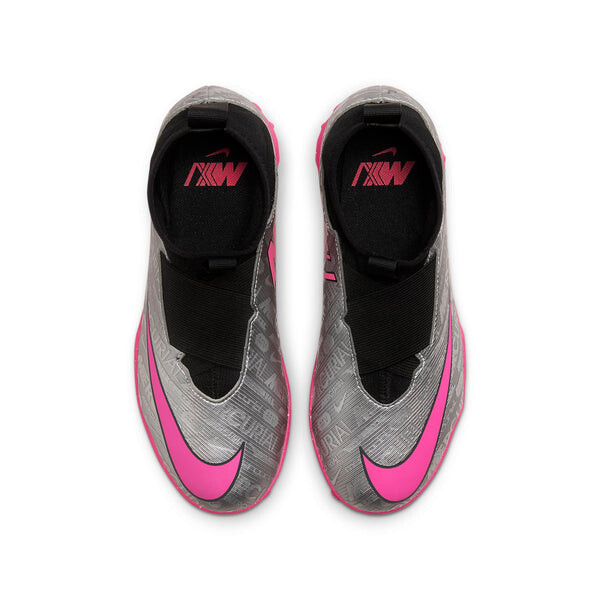 Кроссовки jr mercurial superfly 9 acad 25 tf turf Nike, серебряный — фото 4