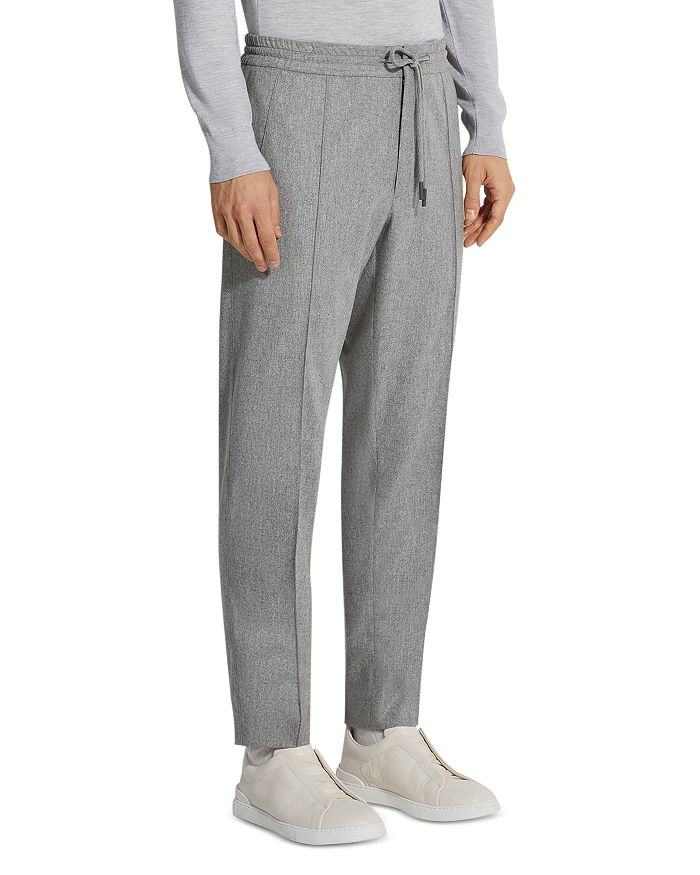 

Брюки-джоггеры с завязками Zegna, серый