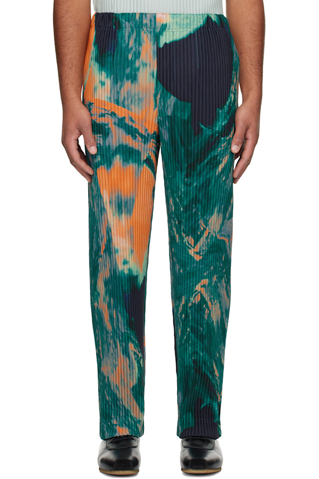 

Homme Plissé Issey Miyake Разноцветные брюки из агата