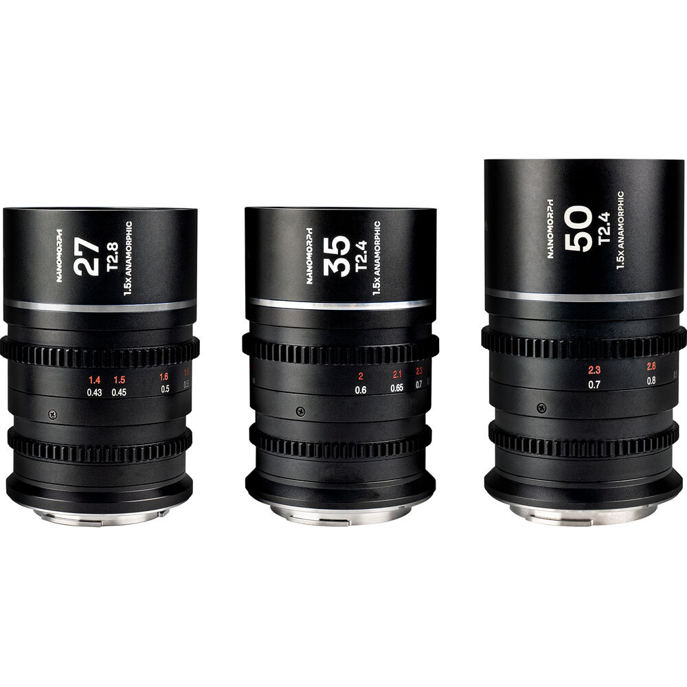 

Комплект из 3 анаморфотных объективов Venus Optics Laowa Nanomorph S35 Prime (Sony E, Silver Flare)