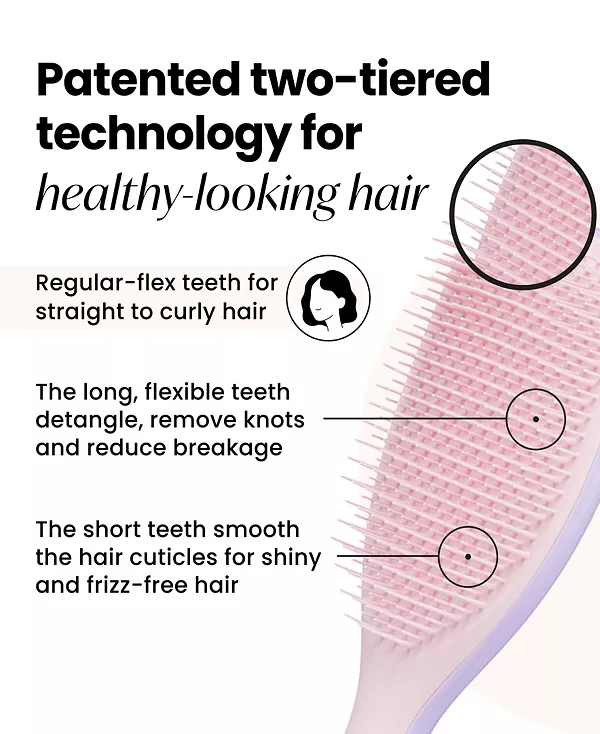 Большая расческа для распутывания волос Tangle Teezer, bubble gum — фото 2