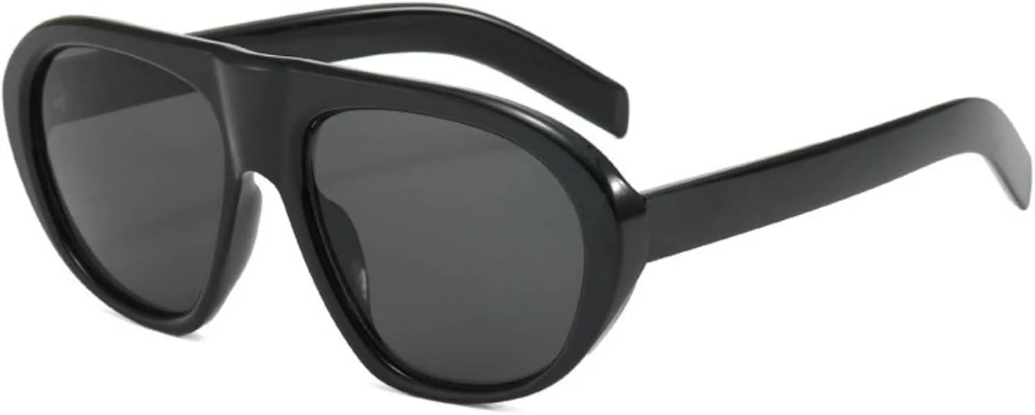 

Willochra — большие солнцезащитные очки-пилот для женщин и мужчин, модные очки с плоской верхней частью, дизайнерские винтажные ретро-очки цвета шампанского, C1