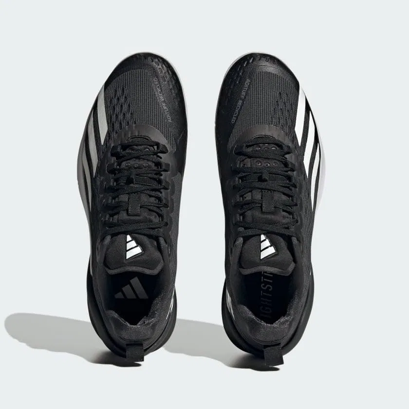 Кроссовки для тенниса Adidas Adizero Cybersonic, Black/White/Carbon — фото 3