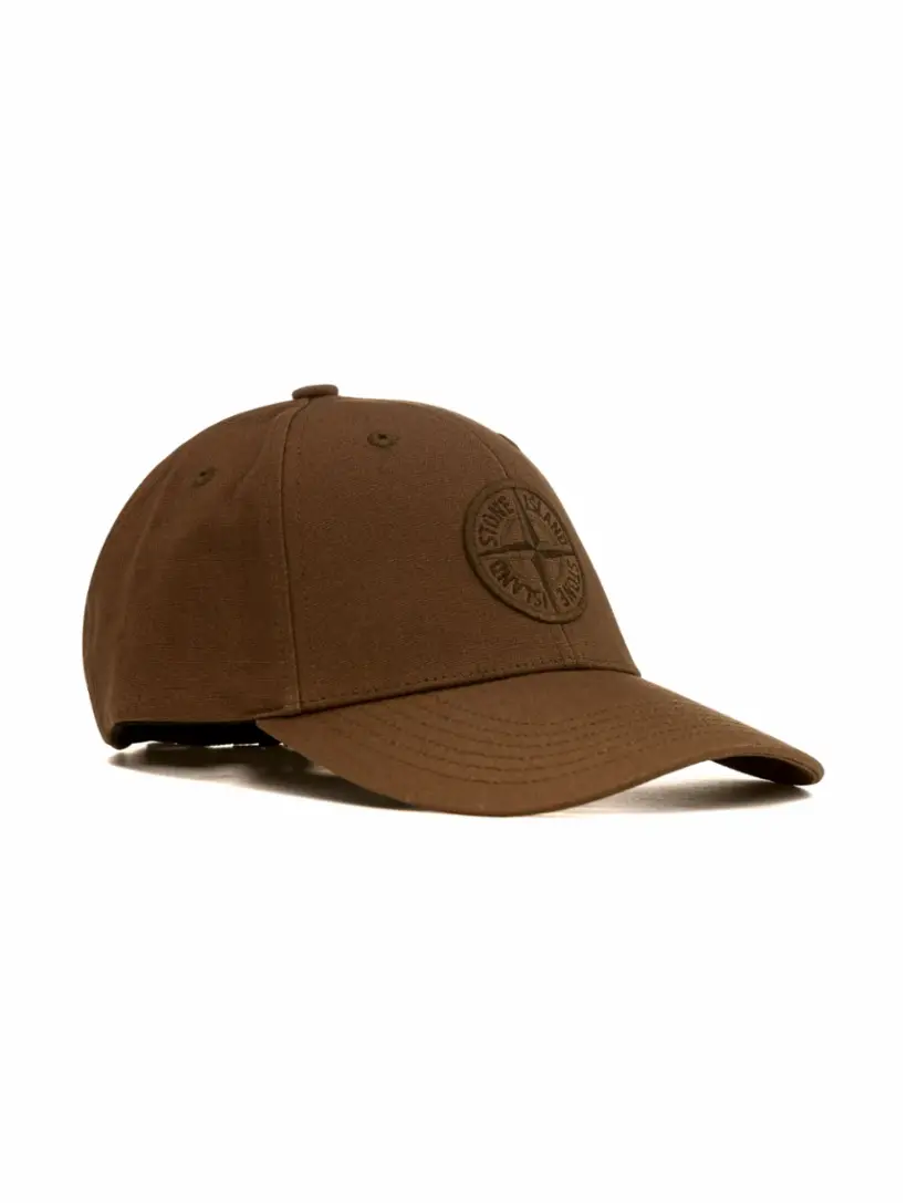 

Хлопковая кепка с логотипом Stone Island, зелёный