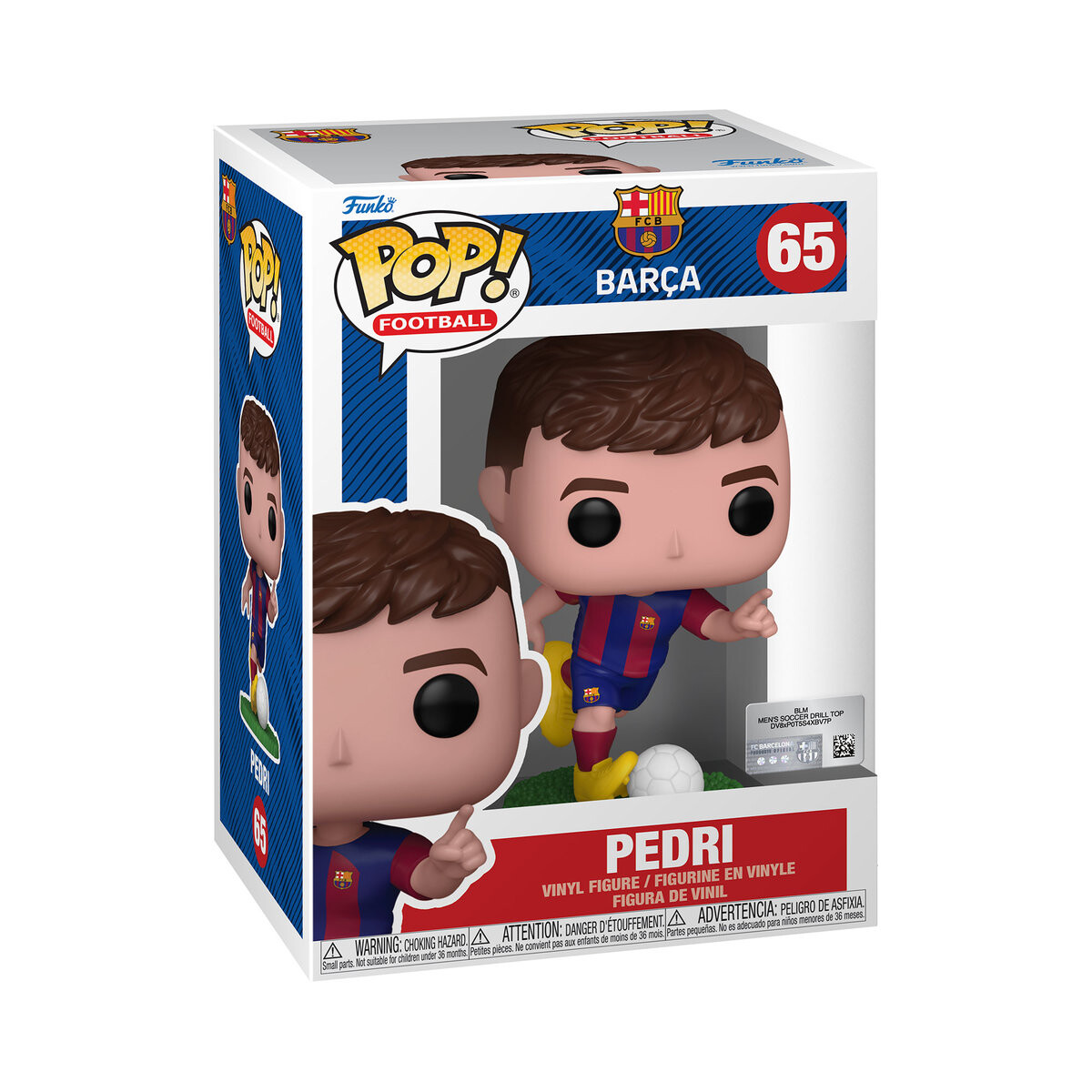 

Funko POP! Футбол, коллекционная статуэтка, Барселона, Педри, 65.