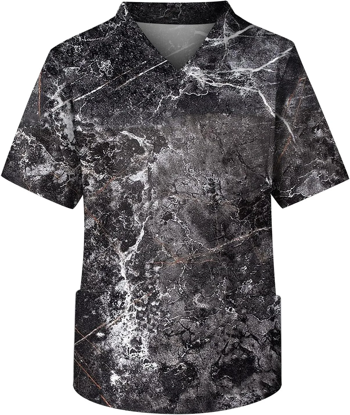 

Мужская рабочая рубашка, летняя легкая футболка с V-вырезом и карманом, S-5XL