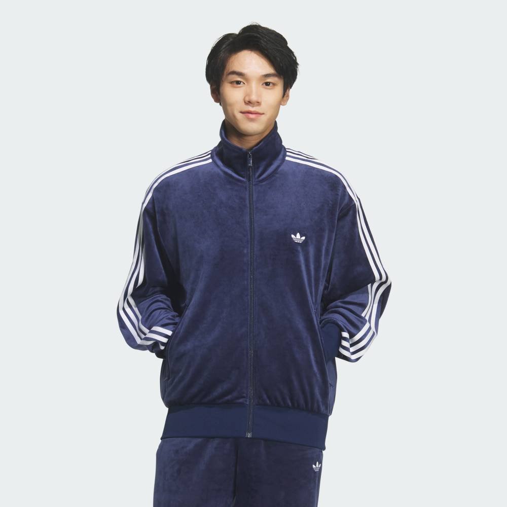 Спортивная футболка FB TT из велюра Adidas, blue — фото 3
