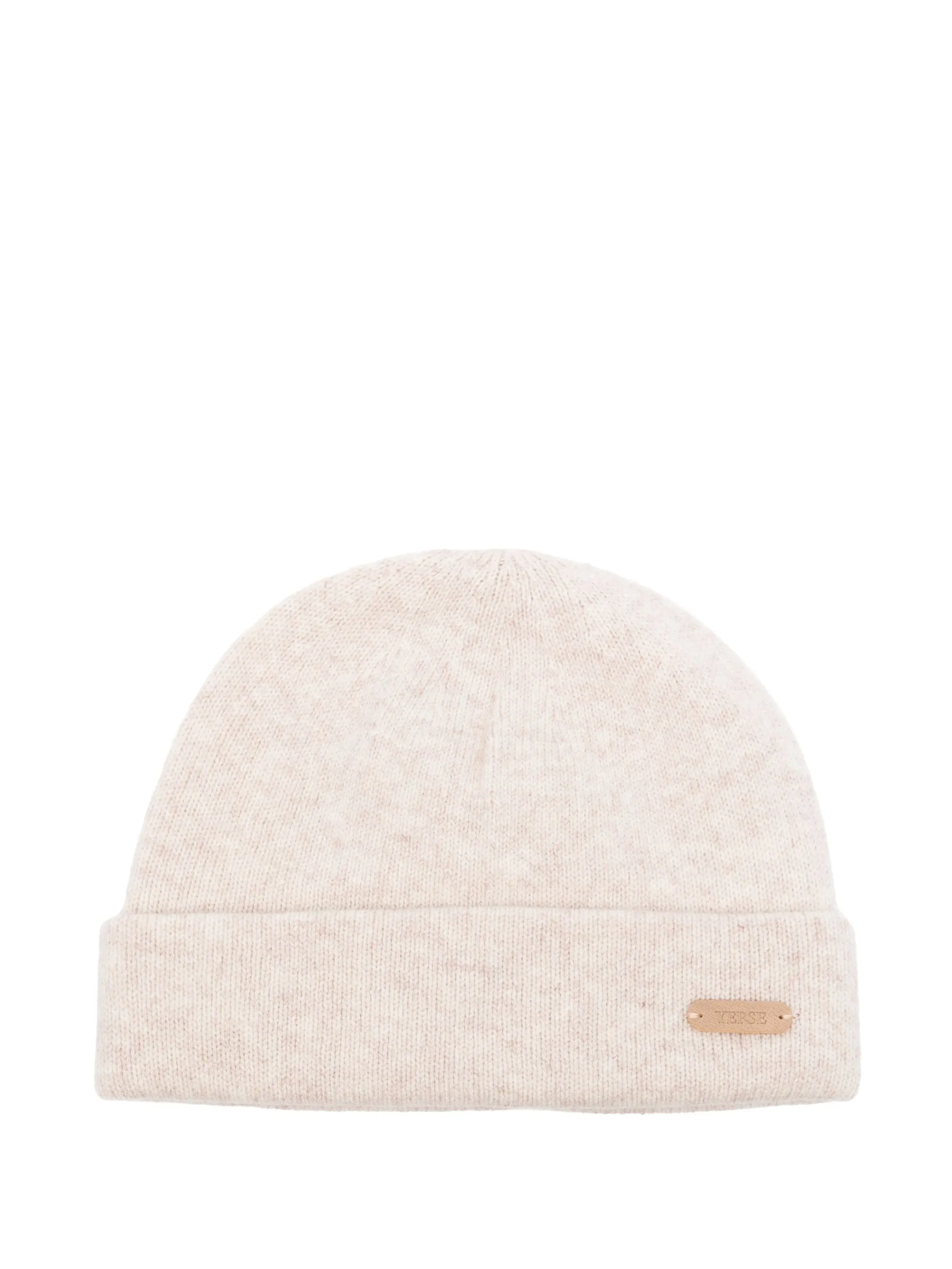 

Шапка бини в рубчик Yerse, нейтральный