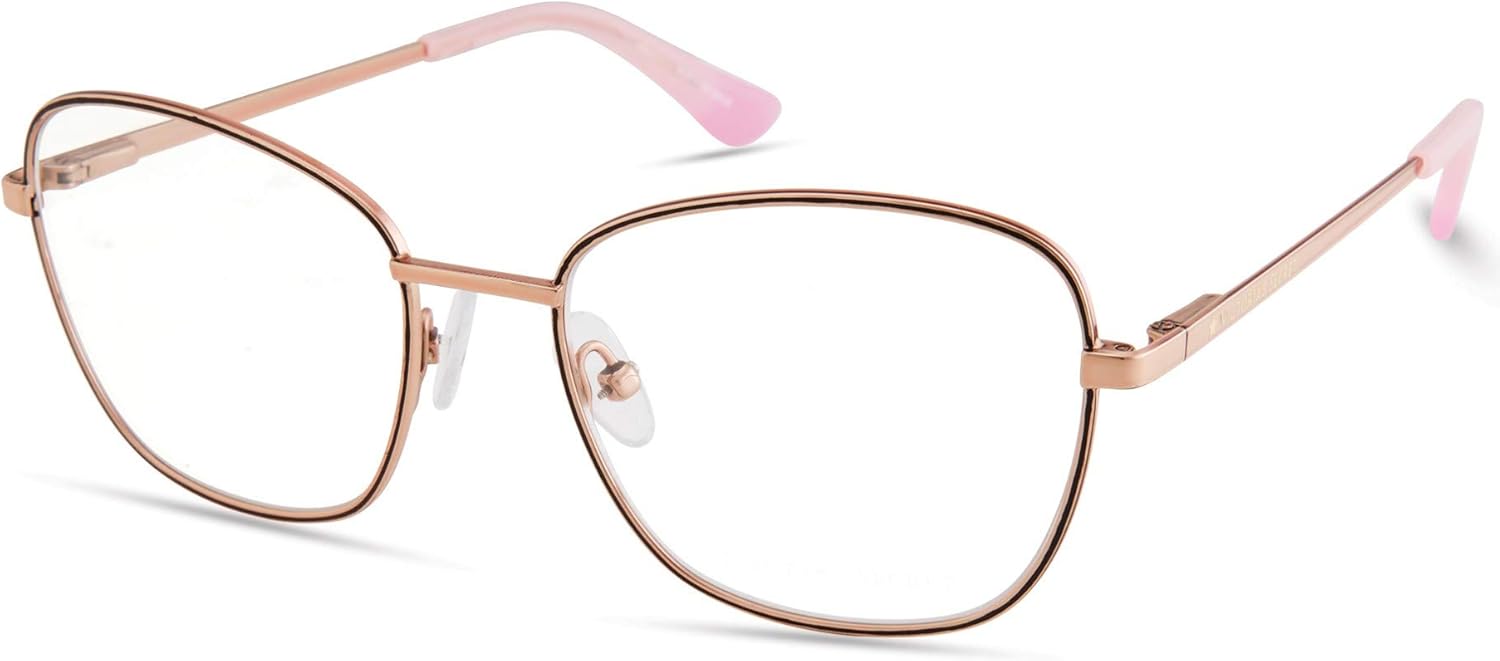 

Victoria's Secret очки VS 5021 028 Rose Gold с звездой на заушнике, розовые кончики