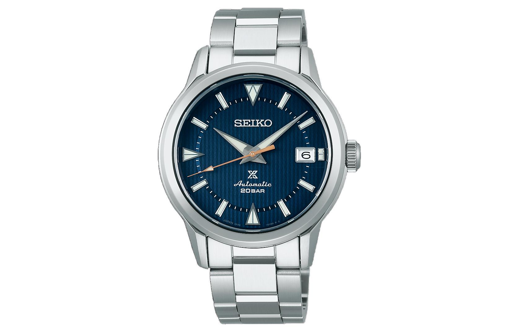 

SEIKO Часы Prospe Collection Mechanical Movement Stainless Steel Strap Watch Men's Watch Blue Dial, Blue Dial