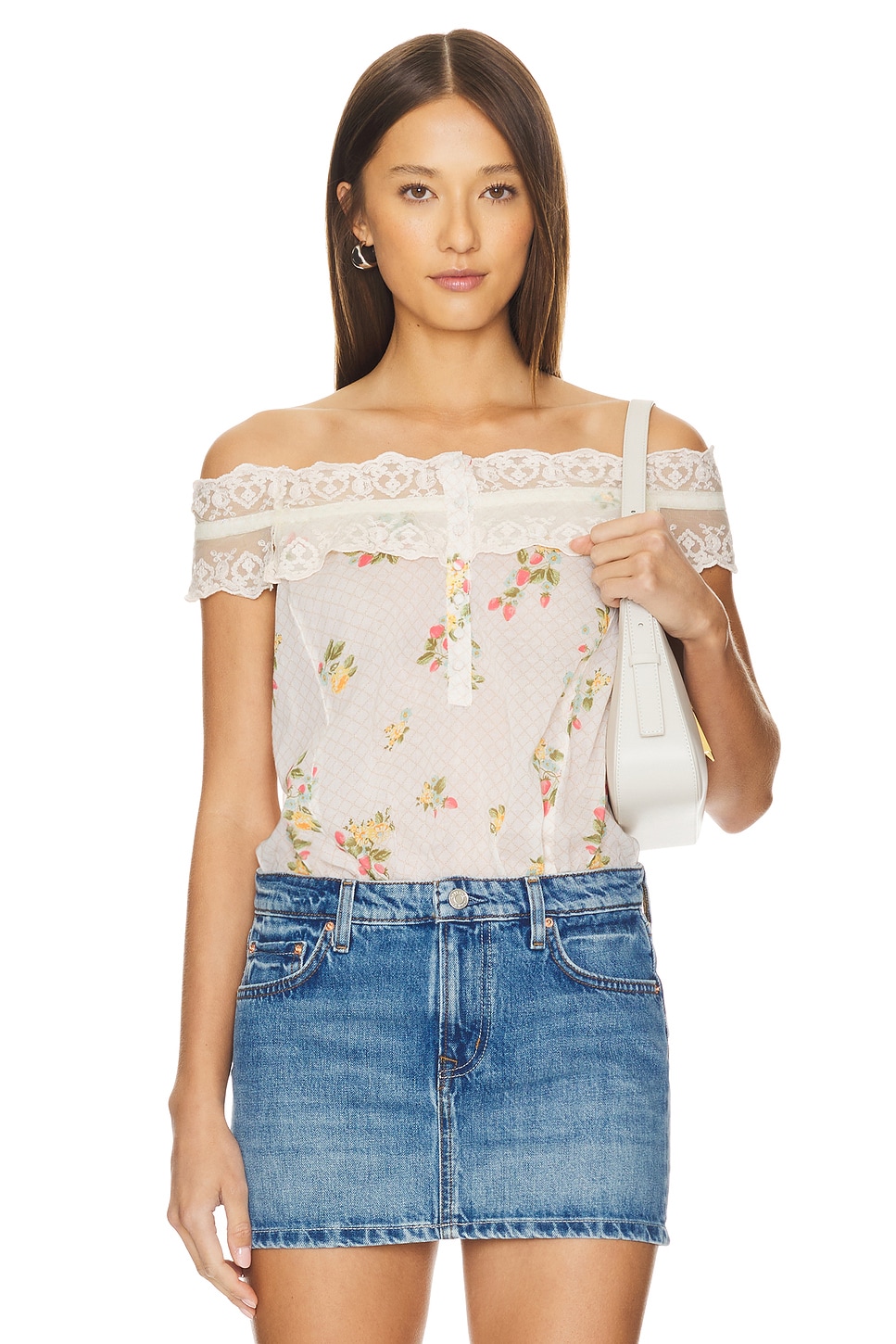 

Боди x revolve для утреннего звонка Free People, мультиколор