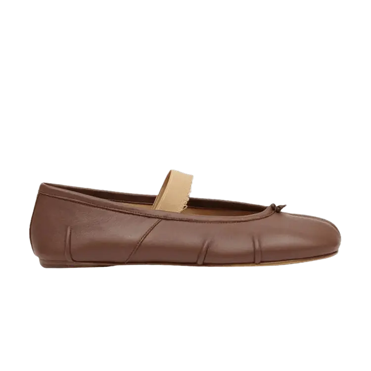 Кроссовки Maison Margiela Maison Margiela Wmns Tabi Ballerina Flat Elastic Band 'Warm Coffee Nude', коричневый