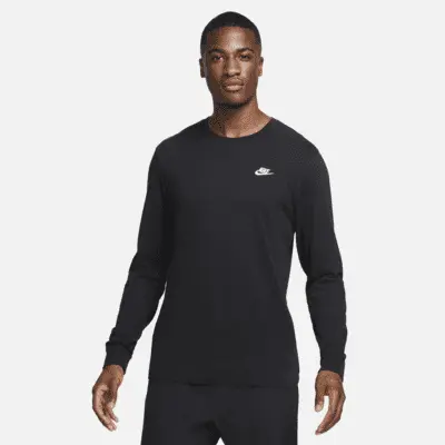 

Футболка Nike Sportswear Club, черный/белый