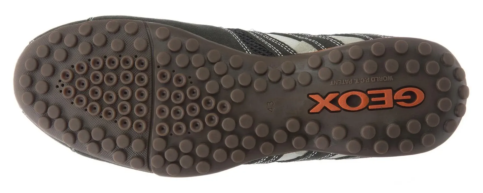 Кроссовки Geox "Snake", со специальной мембраной Geox, повседневная обувь, полуботинки, туфли на шнуровке, серый — фото 3