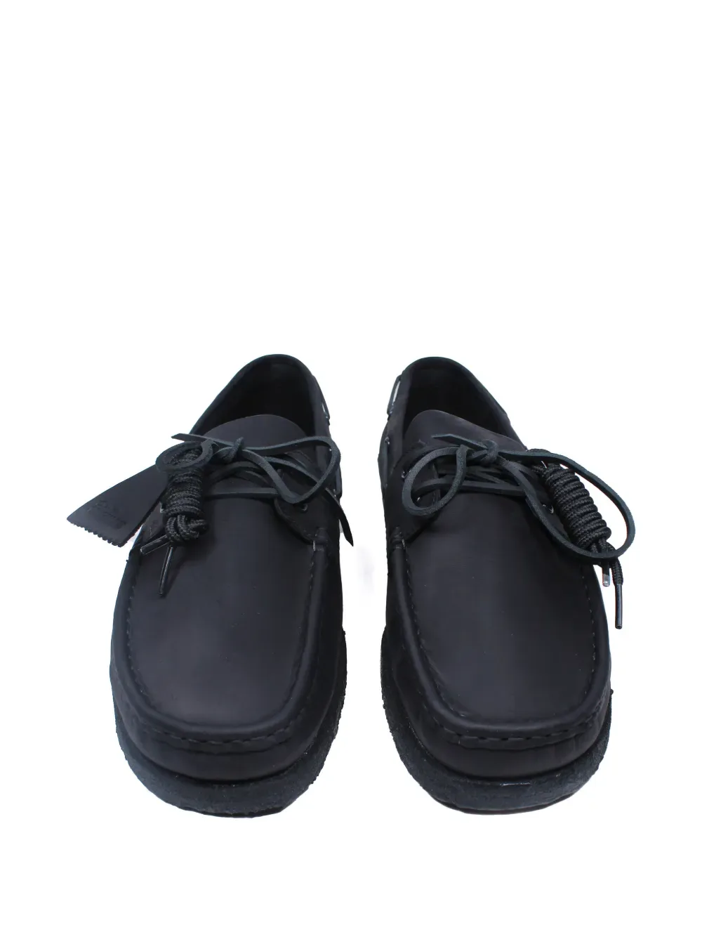Ботинки-лодочки на шнуровке Clarks Originals, черный — фото 3