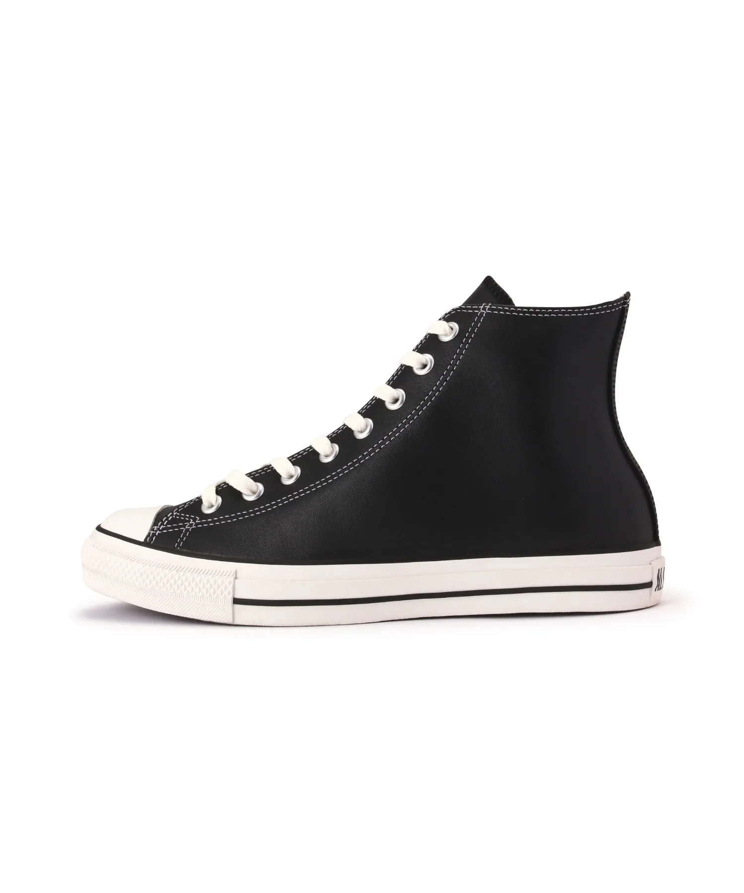 Унисекс кожаные высокие кеды ALL STAR R HI CONVERSE чёрные — фото 4