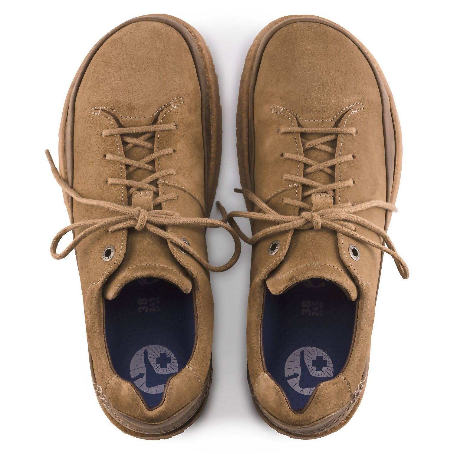 Женские низкие кроссовки Honnef в замше цвета чая Birkenstock, Tea Suede — фото 3