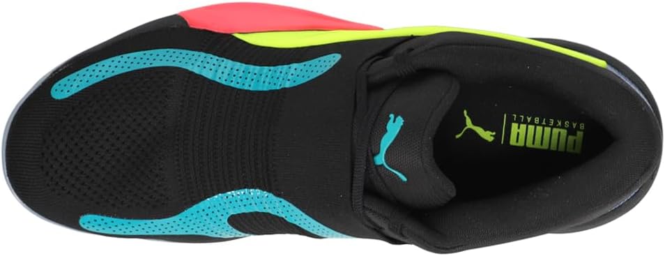 Кроссовки PUMA Mens Rise Nitro Basketball Кроссовки- оранжевый — фото 4