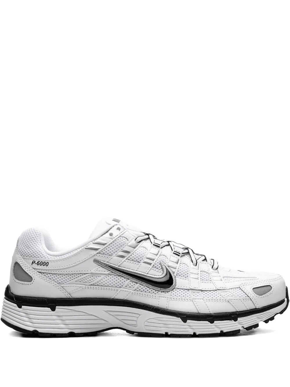 

Кроссовки P-6000 White Metallic Silver Black Nike, белый