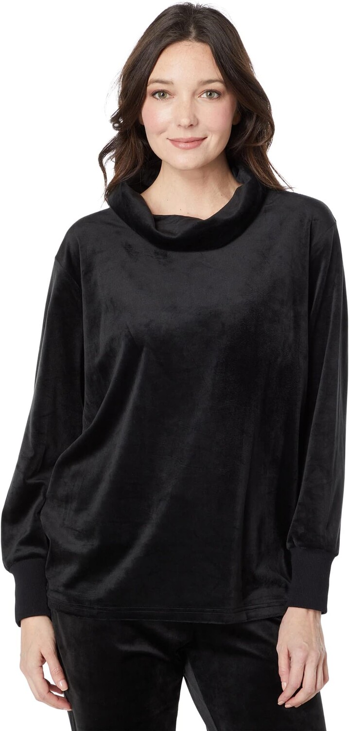 

Пуловер Calvin Klein Solid Cowl Neck Pullover, черный