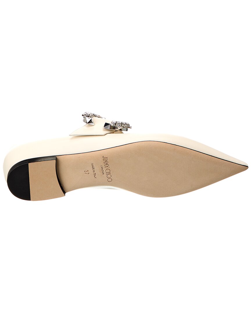 Балетки Jimmy Choo Melva, белый — фото 4