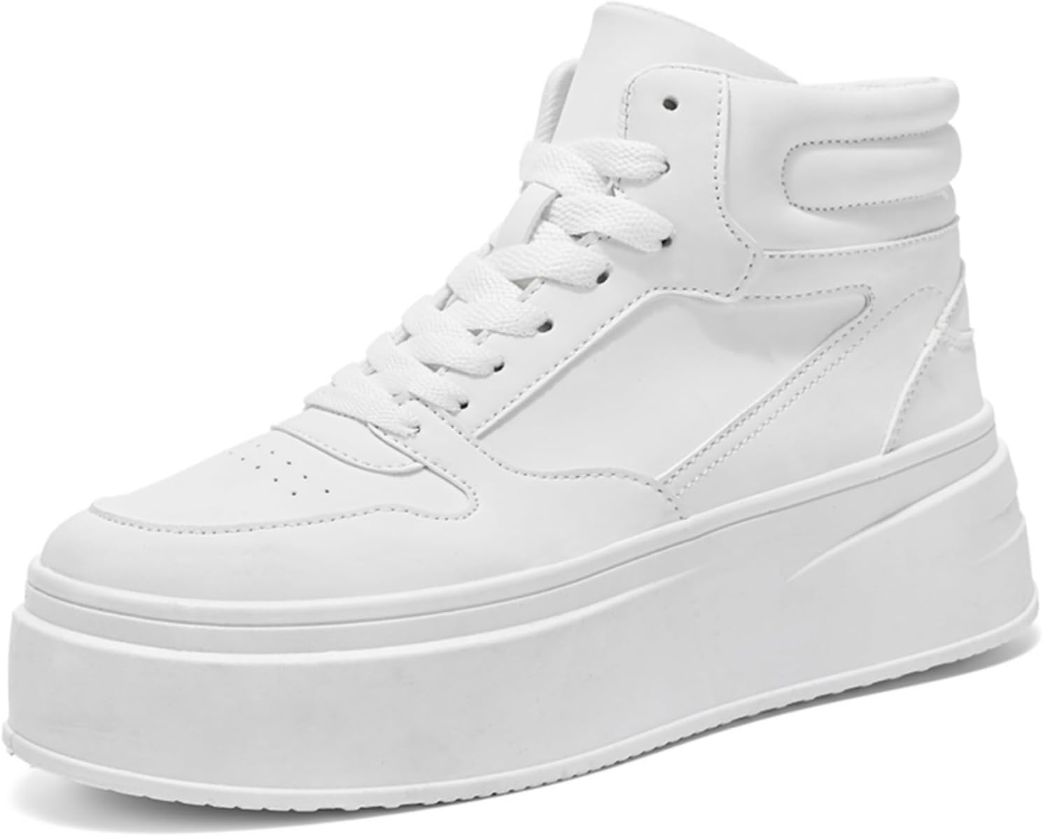 

Мужские повседневные туфли, модные черные кроссовки на шнуровке с толстой подошвой, удобная обувь для ежедневной носки Aokisx