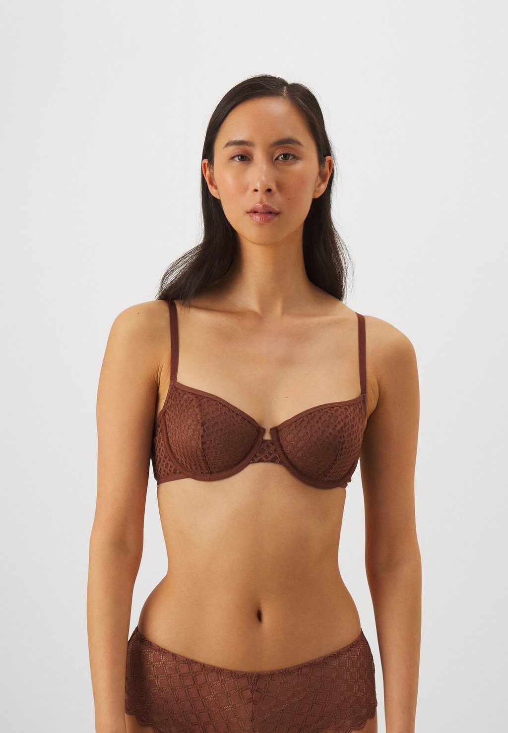 

Бюстгальтер на косточках UNDERWIRE BRA BOSS, ржавчина/медь