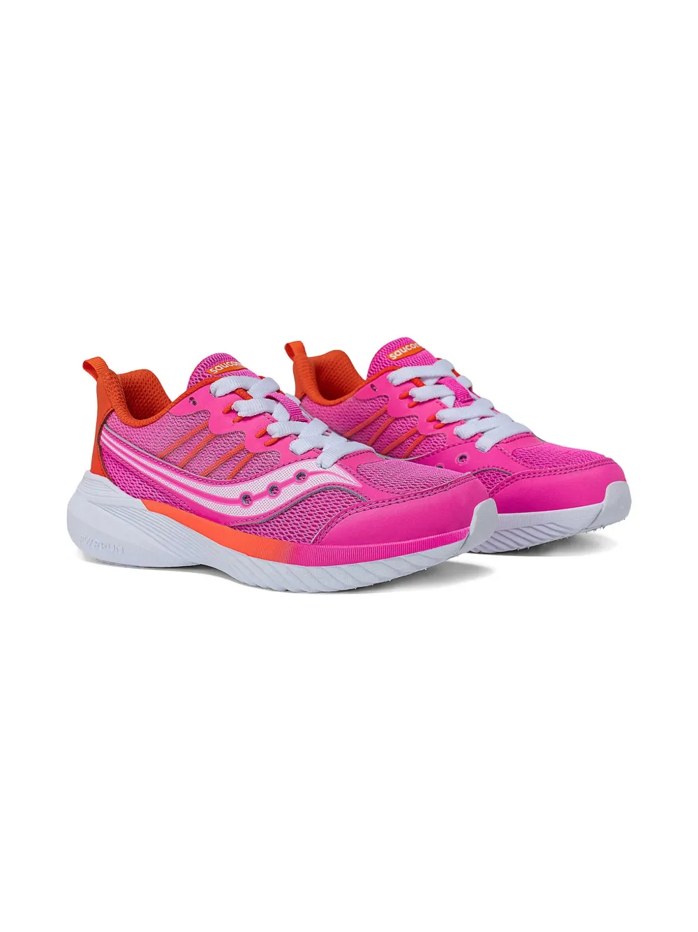 

Кроссовки с сетчатыми вставками Saucony Kids, розовый