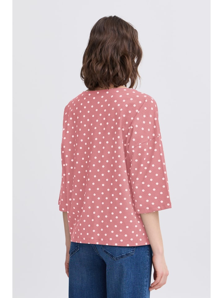 

Fransa Футболка с длинными рукавами FRSIVA оверсайз, цвет Nostalgia Rose Mix