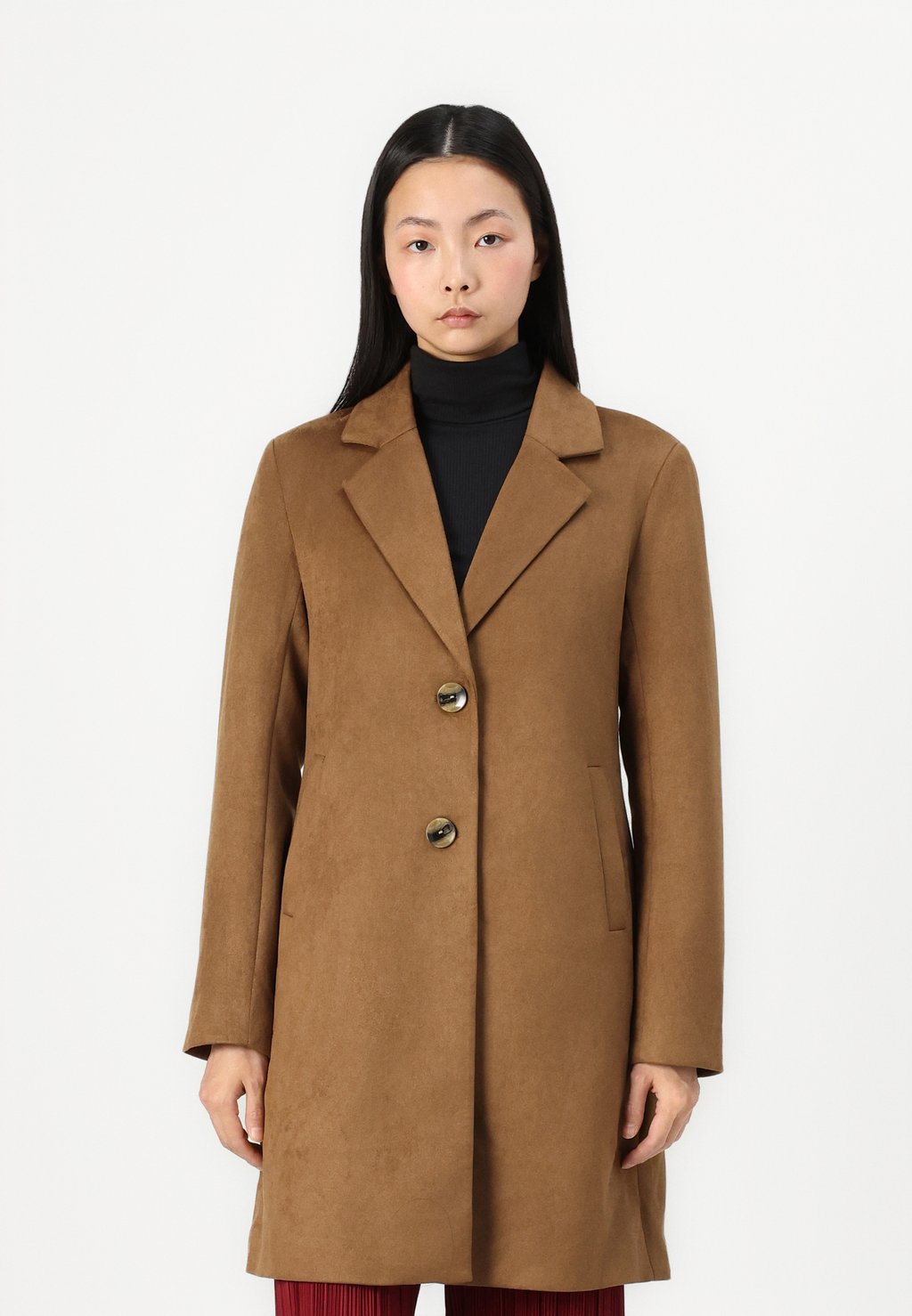 

Классическое пальто ONLDIANE LIFE COAT ONLY, цвет Cognac