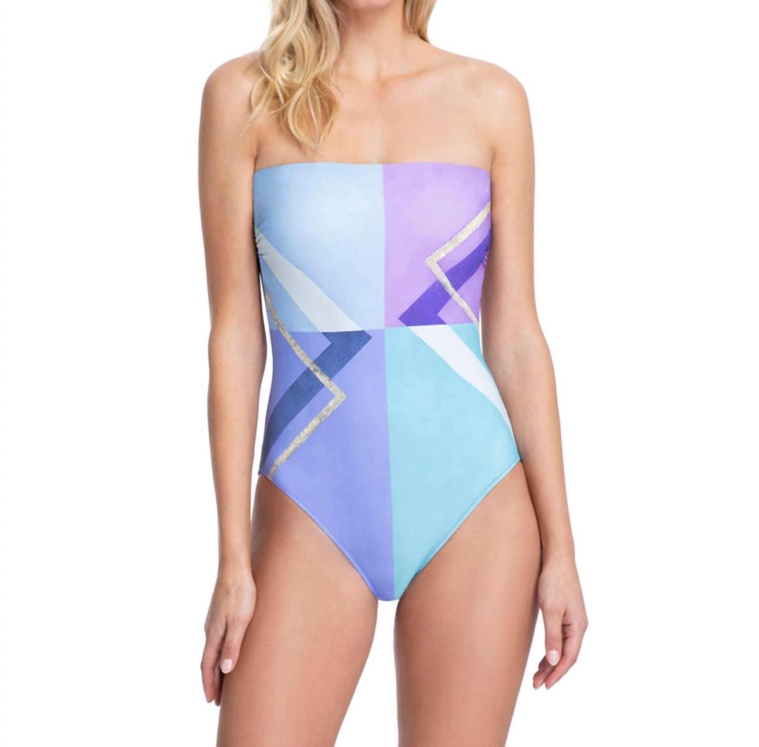 

Слитный купальник Bandeau без бретелек в Got Modern Art Gottex