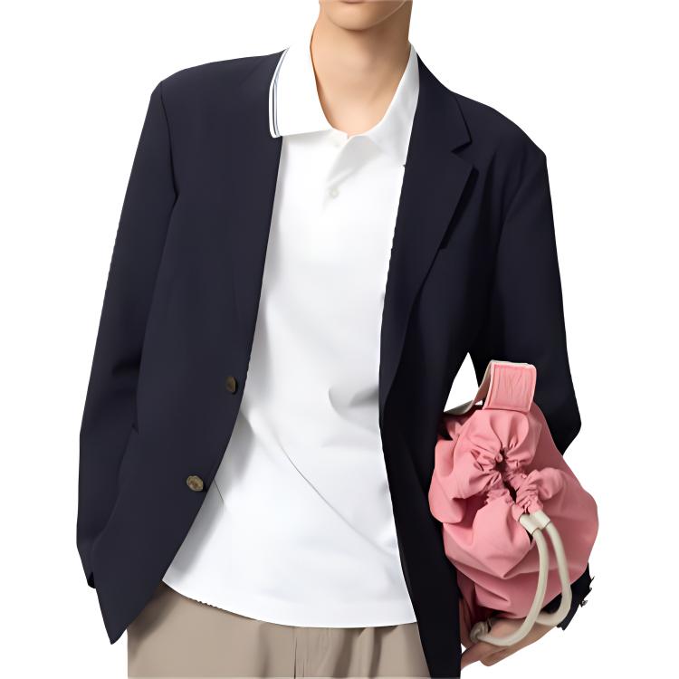 UNIQLO Костюм деловой унисекс JW Anderson морской синий, Marine Blue — фото 4