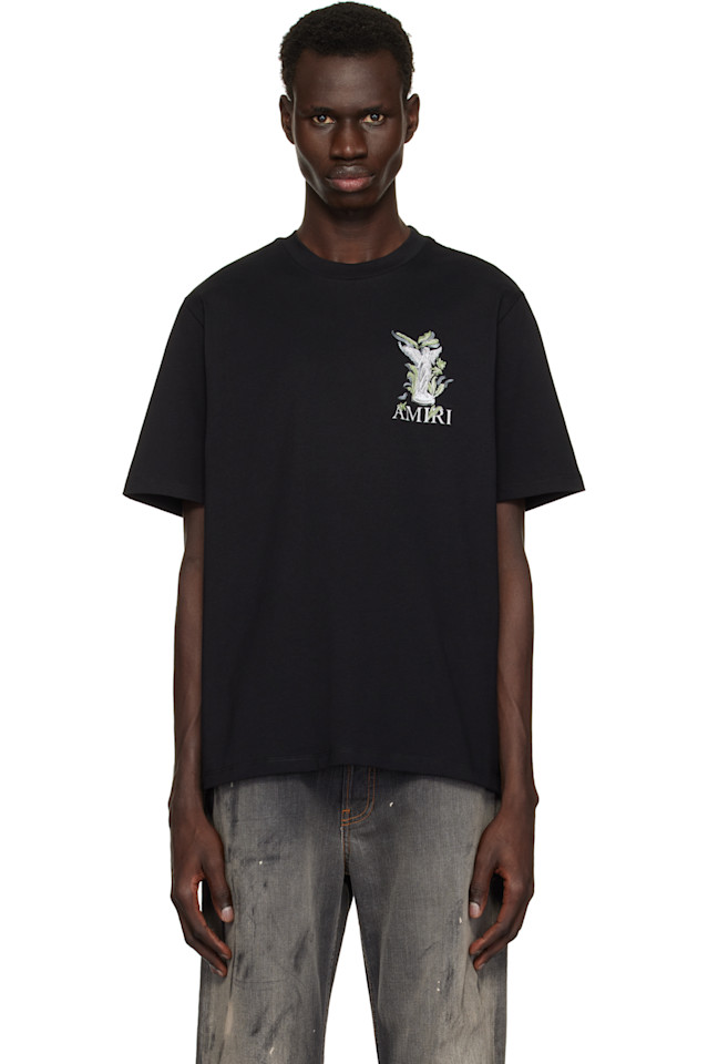 

Футболка Amiri с садовым принтом Amiri, черный
