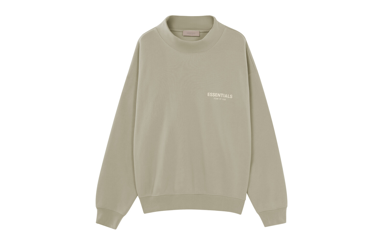 

SS22 Толстовка мужская пыльно-зеленая Fear Of God Essentials, зеленый