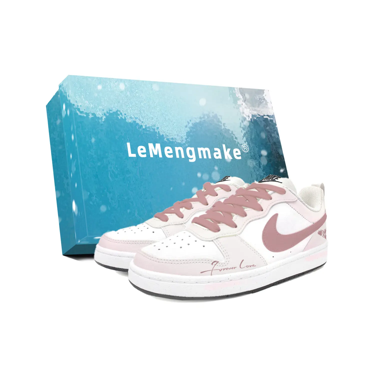 

Nike Кроссовки для скейтбординга Court Borough Phantom Cocoon Low top Kids' White