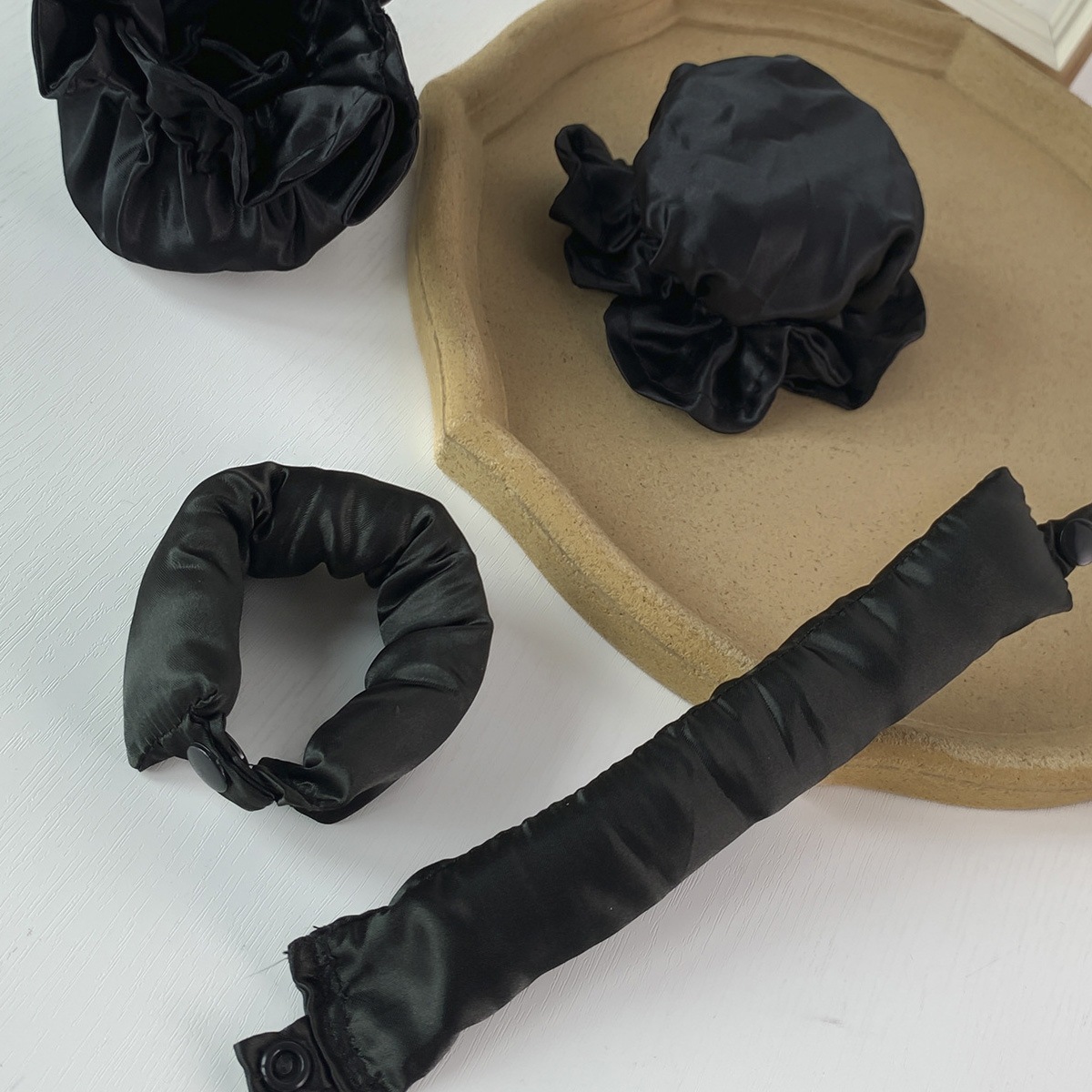 Бигуди для волос heatless flexi rod buns Soho, schwarz, количество 6 шт. — фото 3