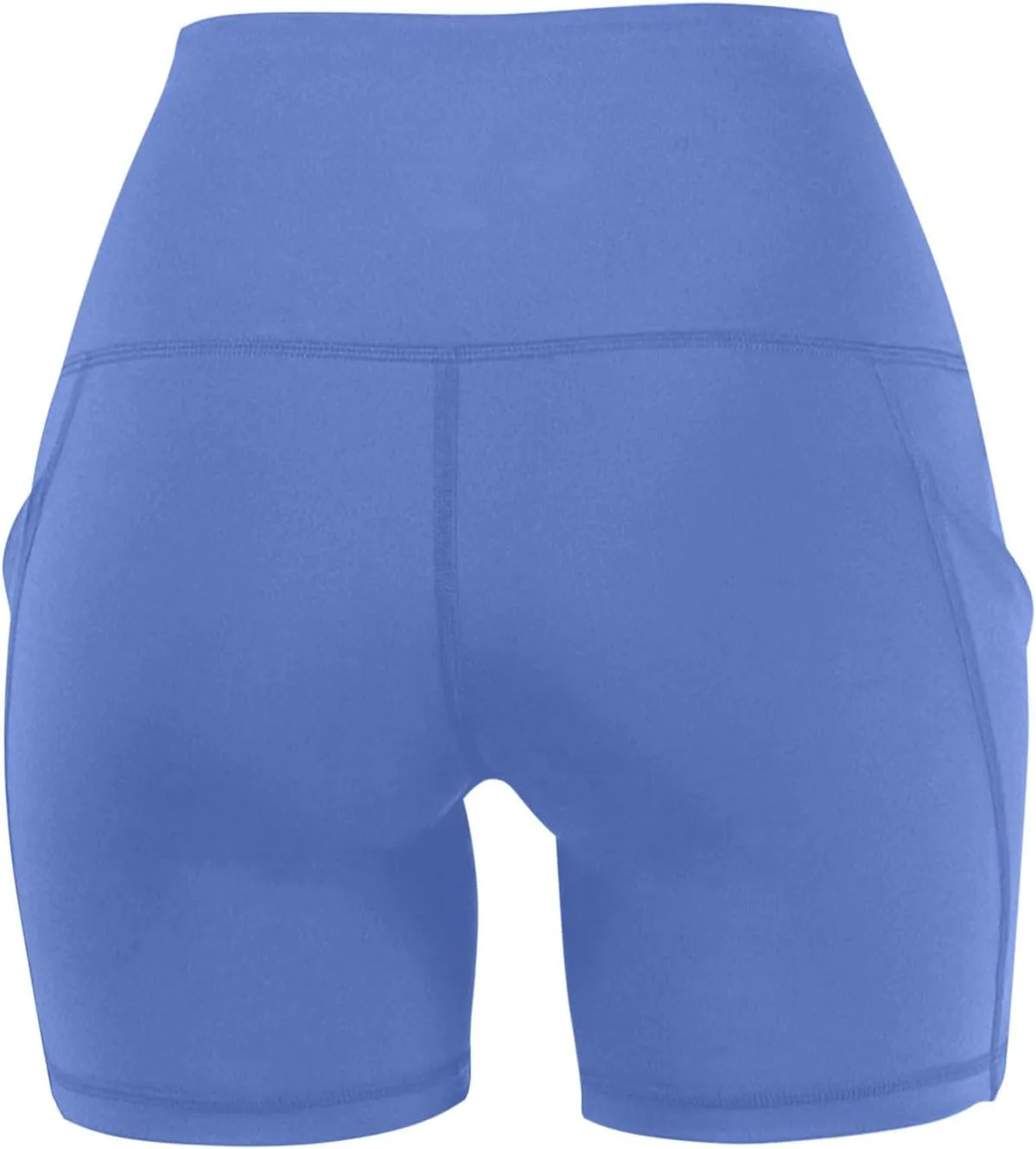 Женские велосипедки с карманами, Casual, High Waisted, с эффектом контроля живота, для йоги и спортзала — фото 4