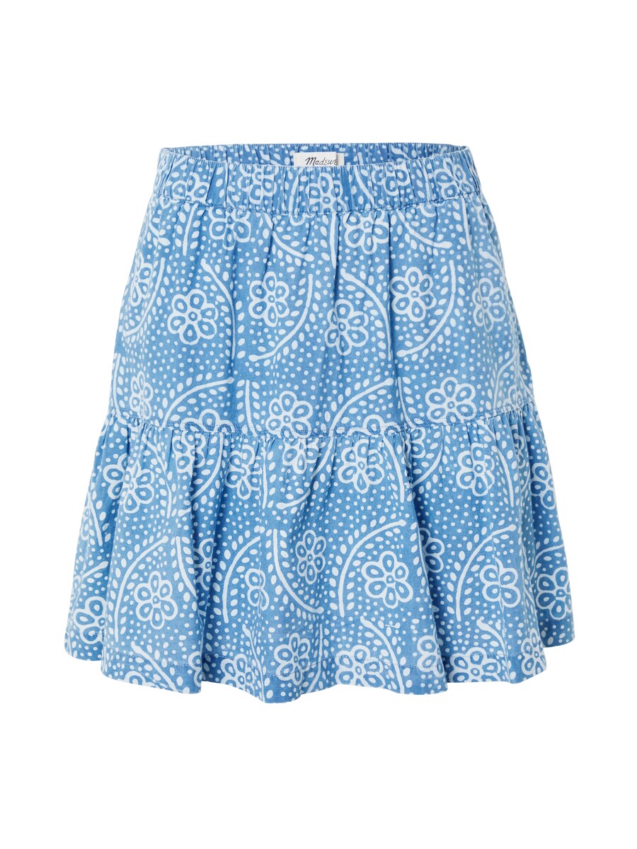 

Юбка Madewell, светло-синий