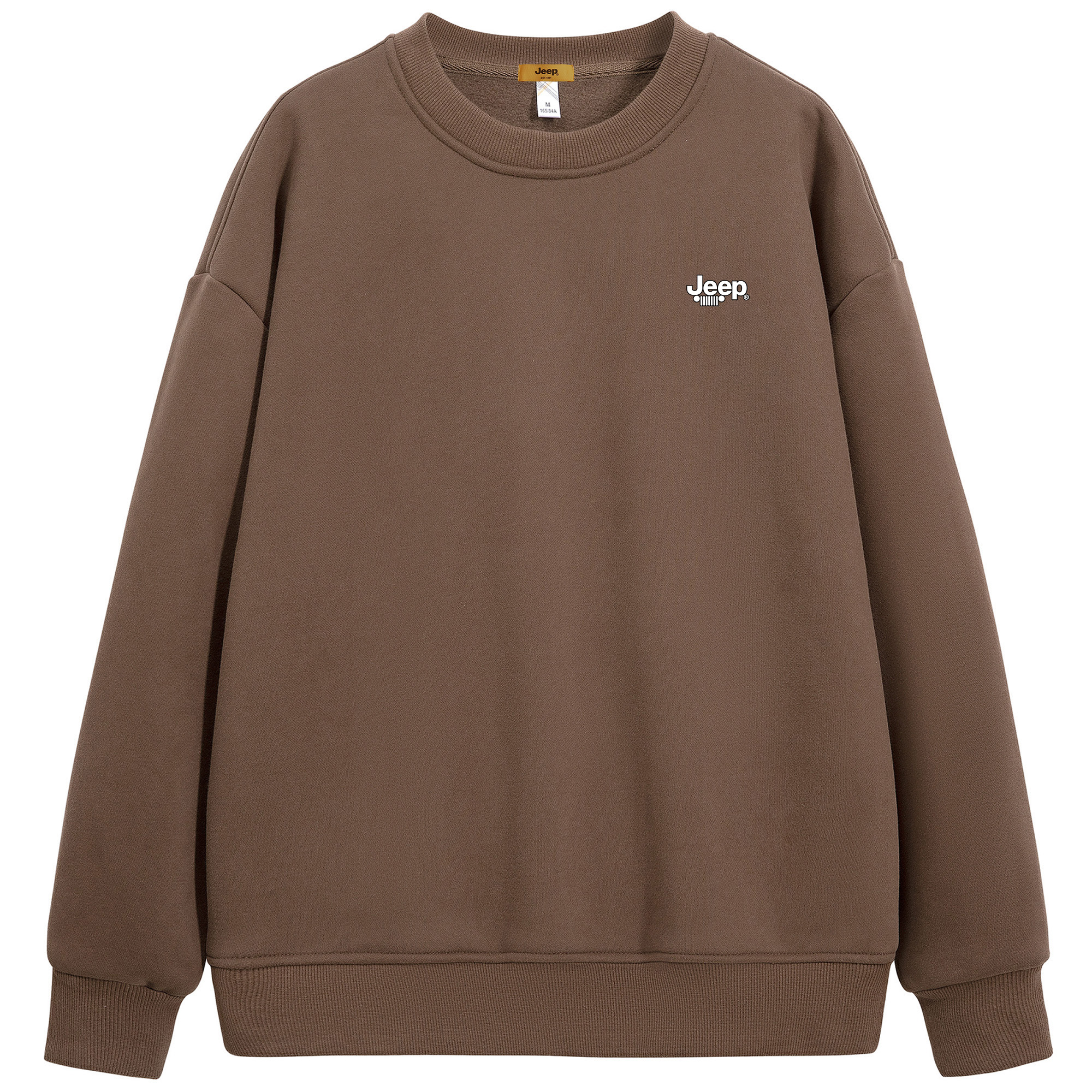 

Толстовка с капюшоном на флисовой подкладке Unisex Jeep, coffee