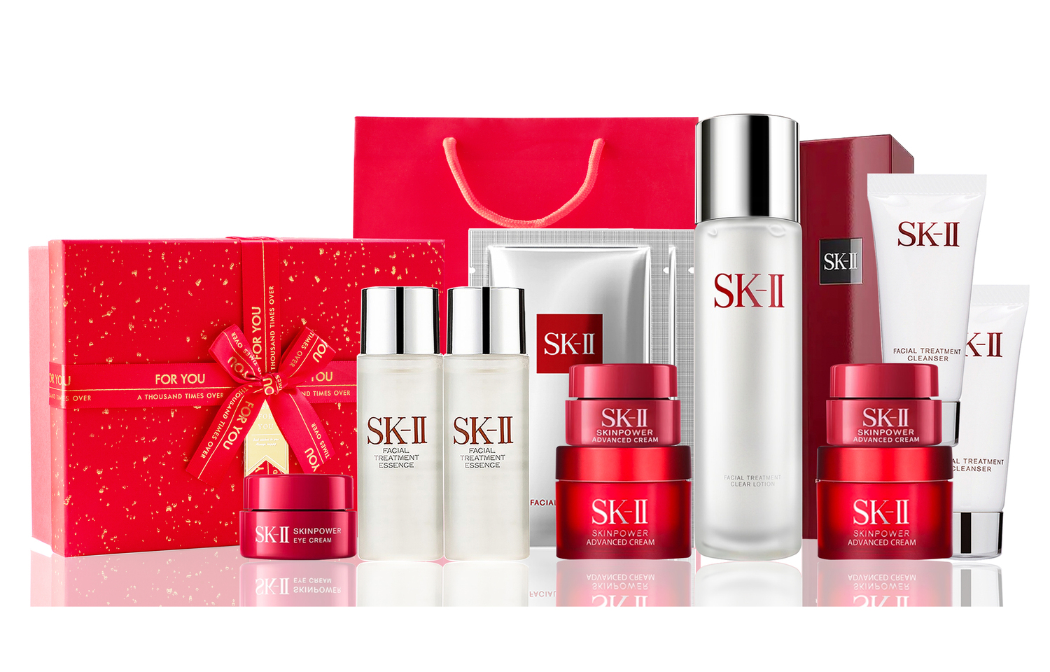 Набор для ухода за кожей SK-II Godess Essence Luxury Set with Crystal Radiance, 12 предметов — фото 4