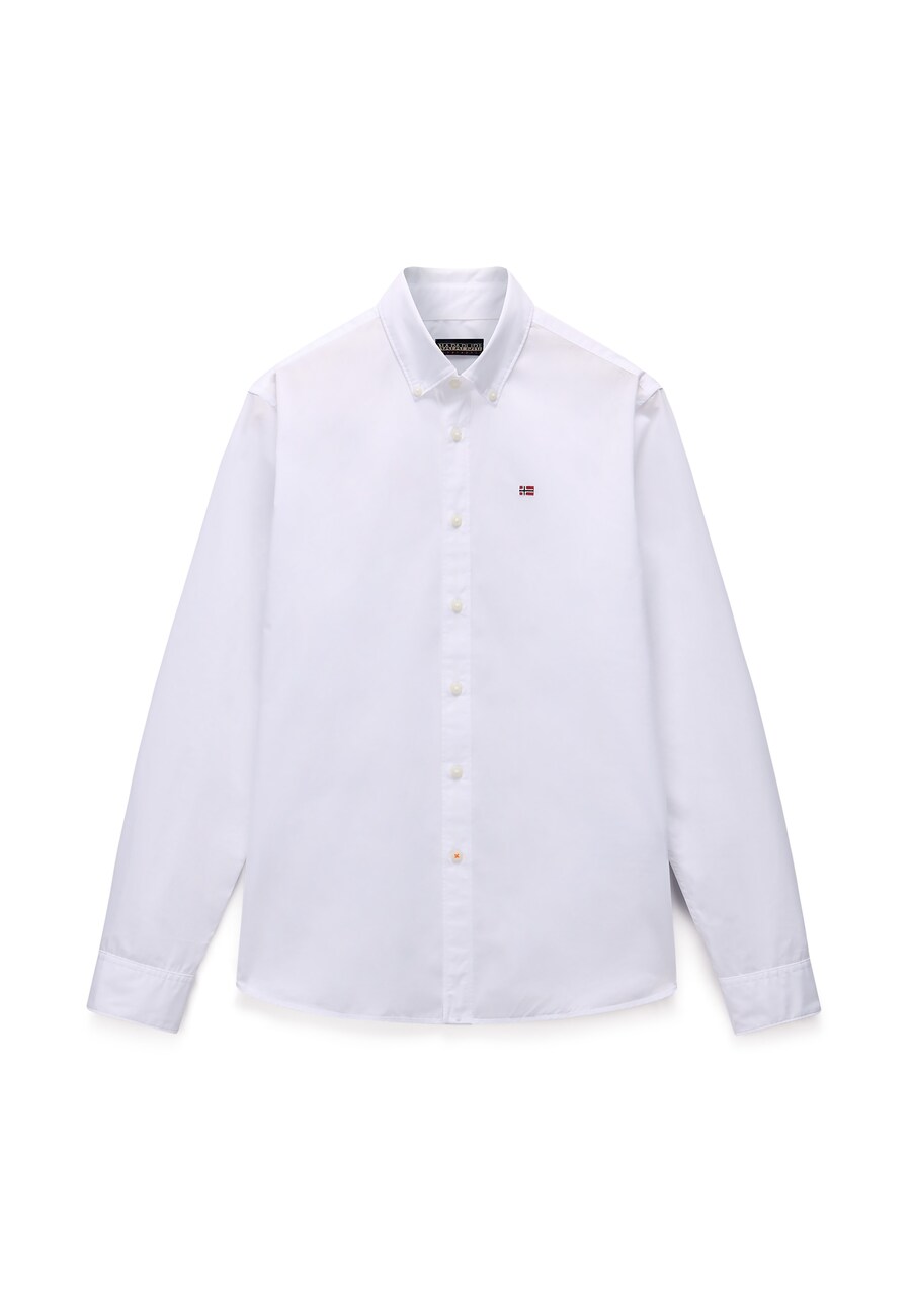 

Рубашка на пуговицах классического кроя NAPAPIJRI G-TERRA LS, White