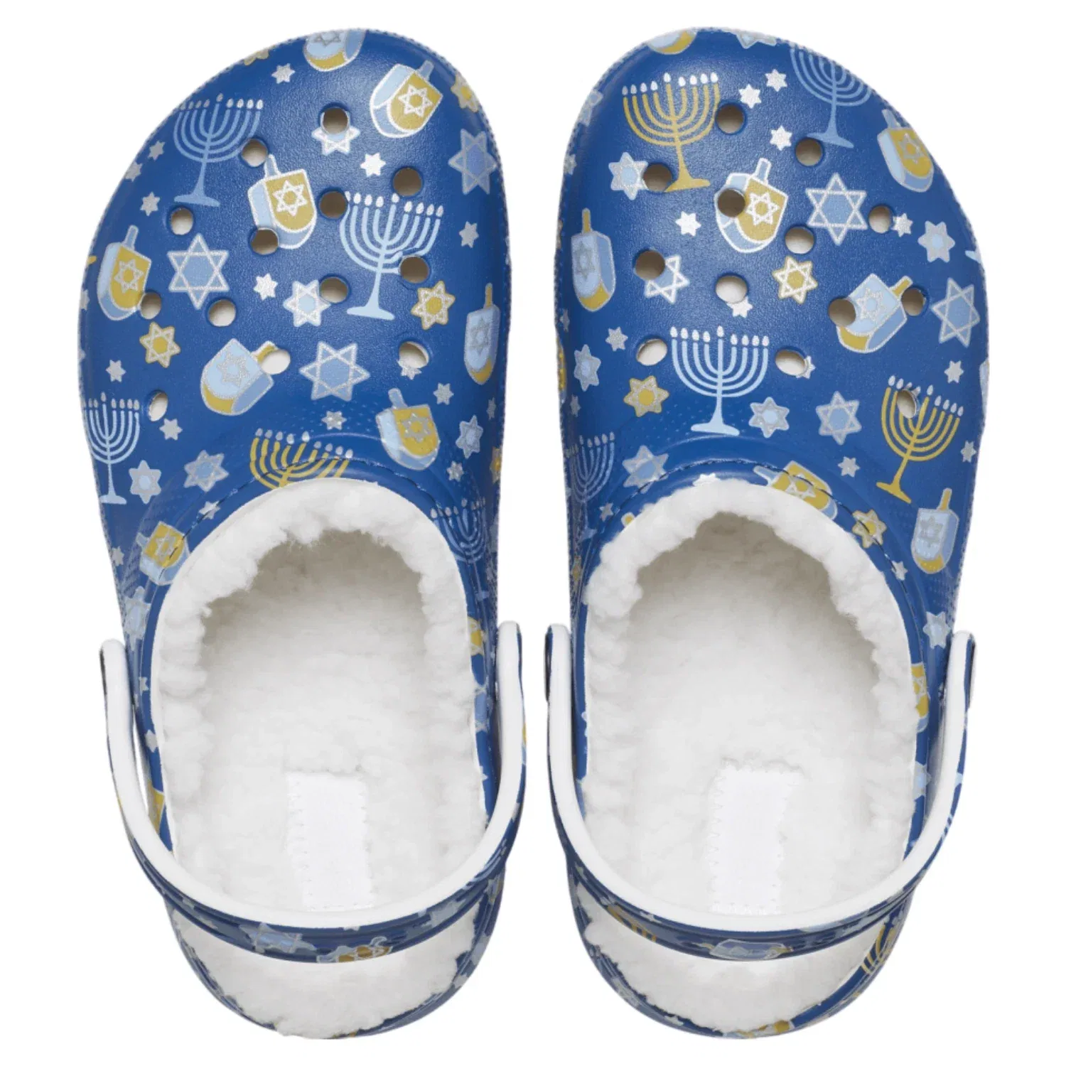 Crocs Classic Lined Hanukkah 209327-90H Clog Multi Comfort Shoes JAX1247 — фото 4