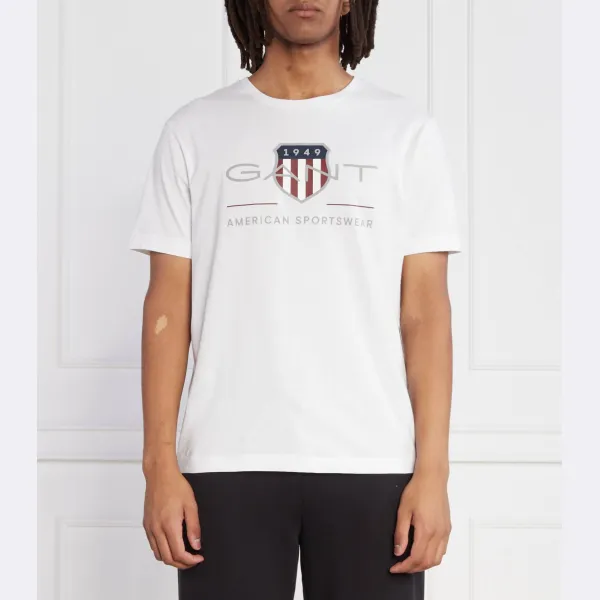 

Футболка стандартного кроя Gant, белый