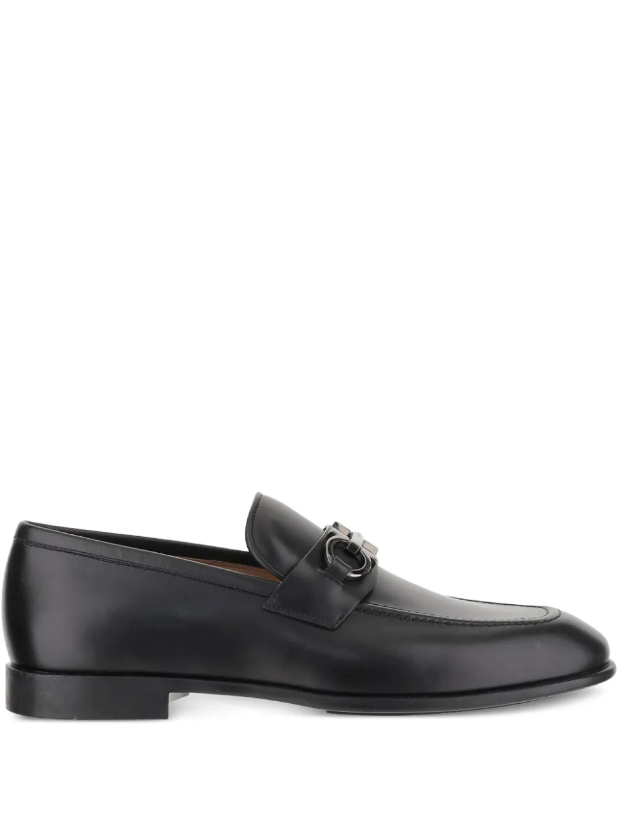 

Ferragamo лоферы с декором Gancini, черный